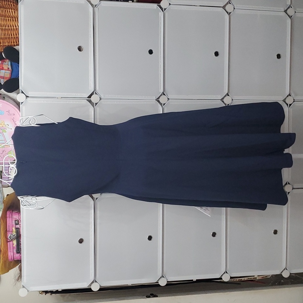 Dress the Population Navy Blue Midi Dress - Picture 5 of 13